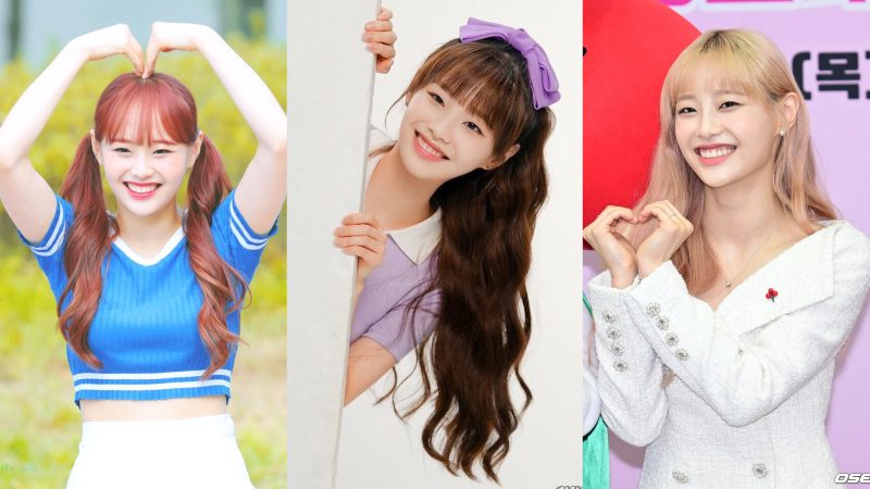 Chuu of LOONA with different hair colors