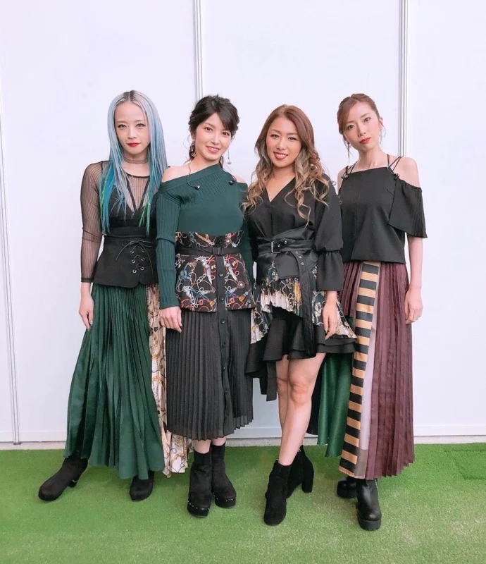 Melon Kinenbi (a former Hello Project group) in 2018